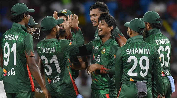 বিজয়ের দিনে ওয়েস্ট ইন্ডিজের বিপক্ষে বাংলাদেশের জয়